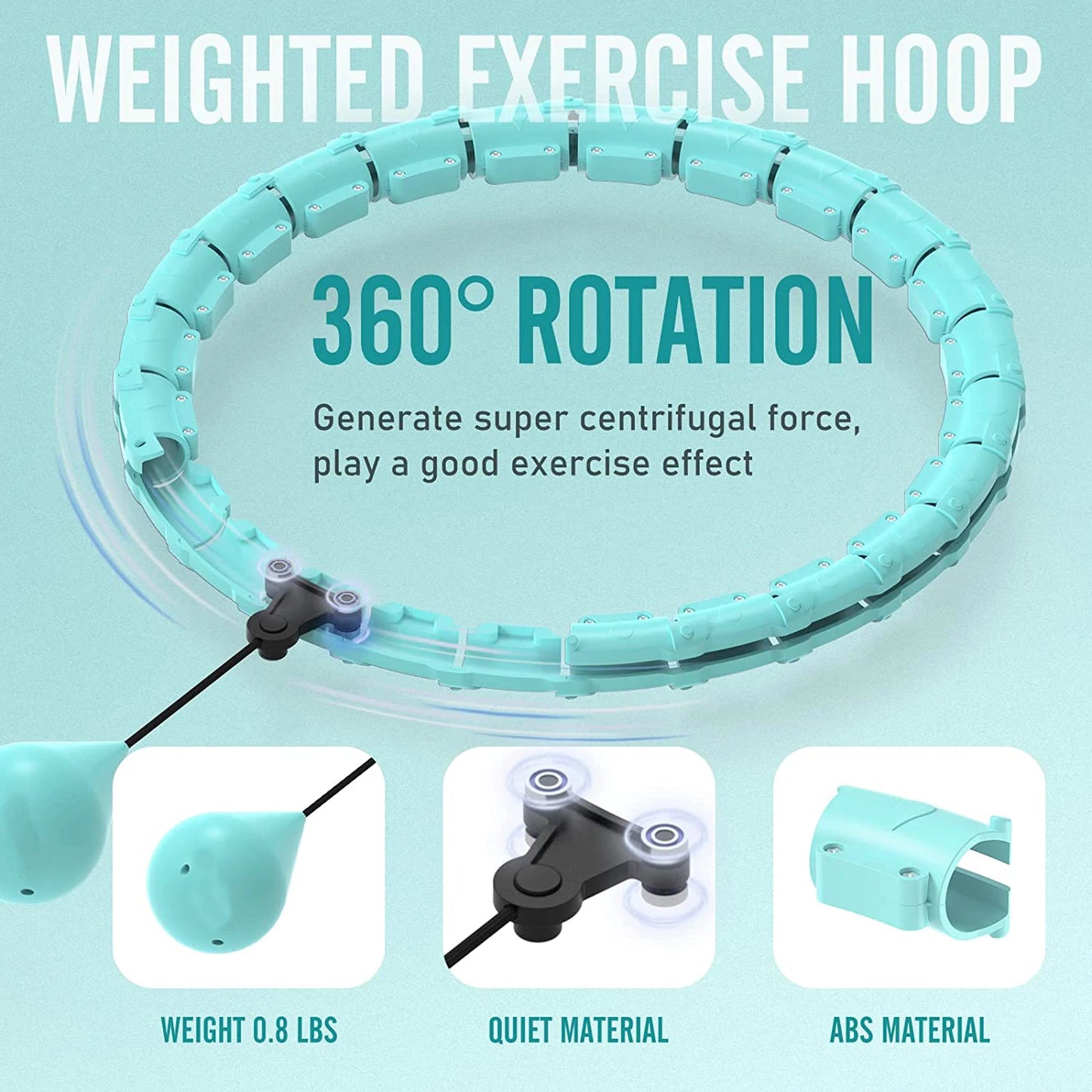 Adjustable Weighted Hula Hoop