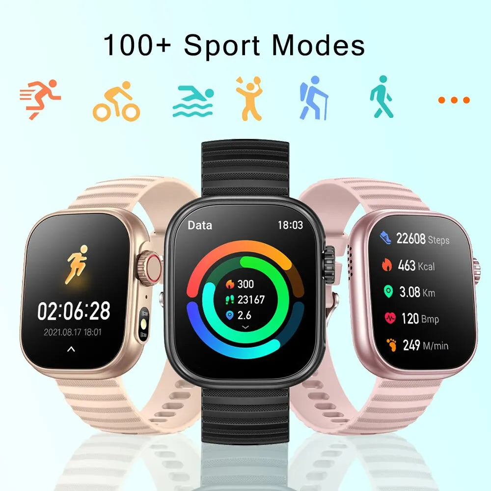 LED Smartwatch with 100+ Sport Modes